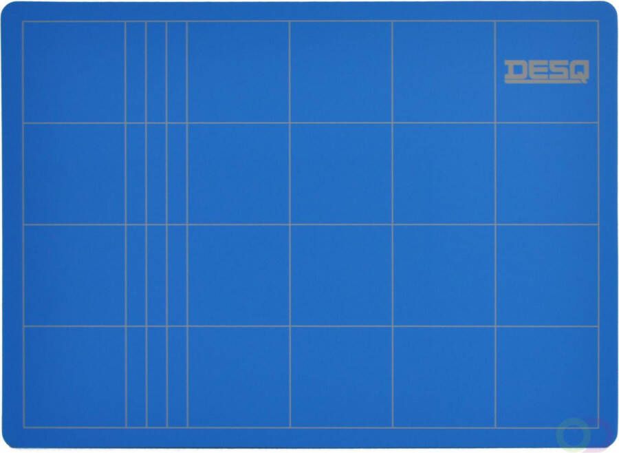 Desq snijmat 3-laags blauw ft 22 x 30 cm